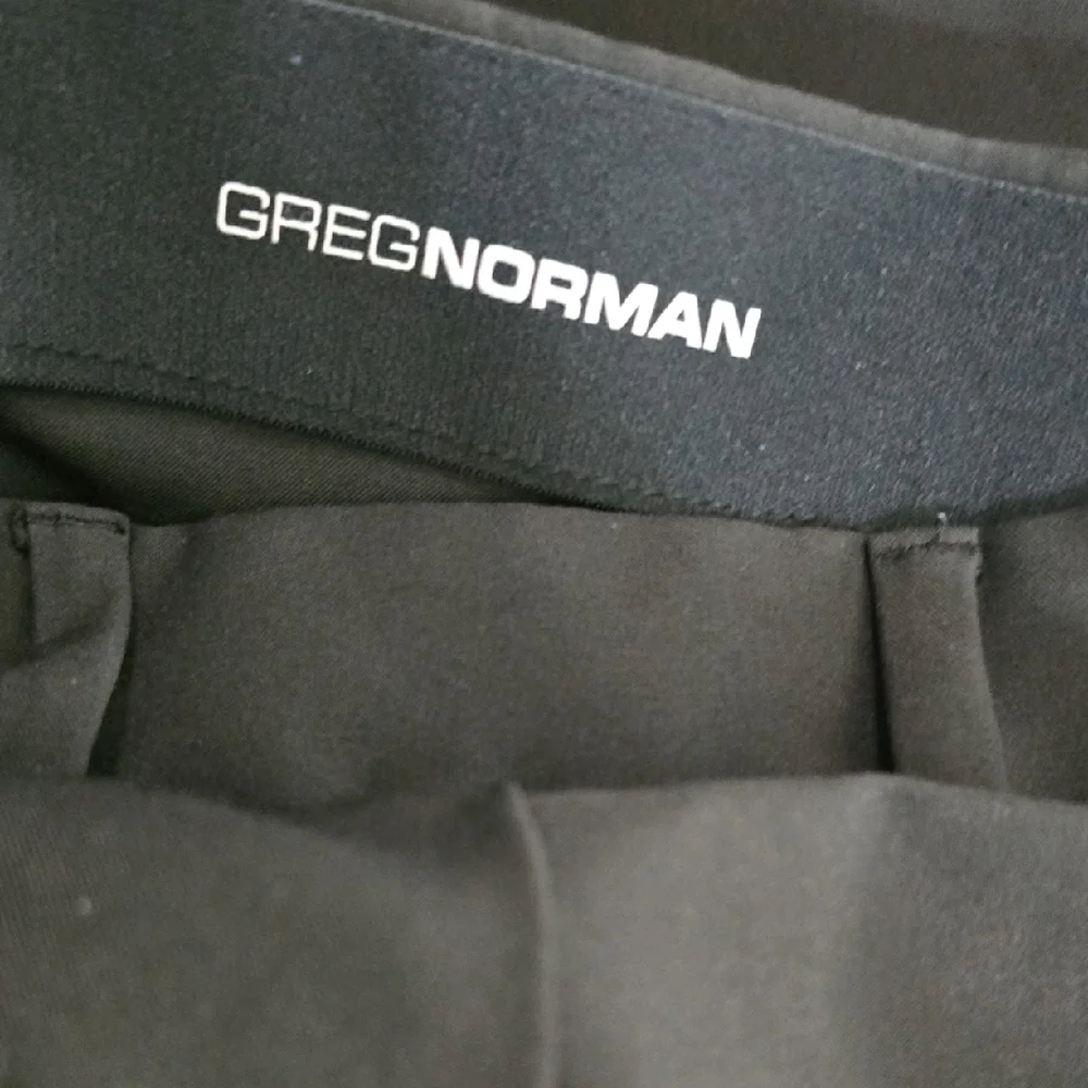 Greg Norman Black Golf Pants Flat Front Men's Size 42 Black